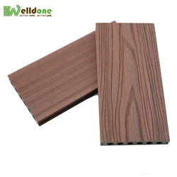 co-extrusion deck flooring outdoor round hollow bamboo decking timber