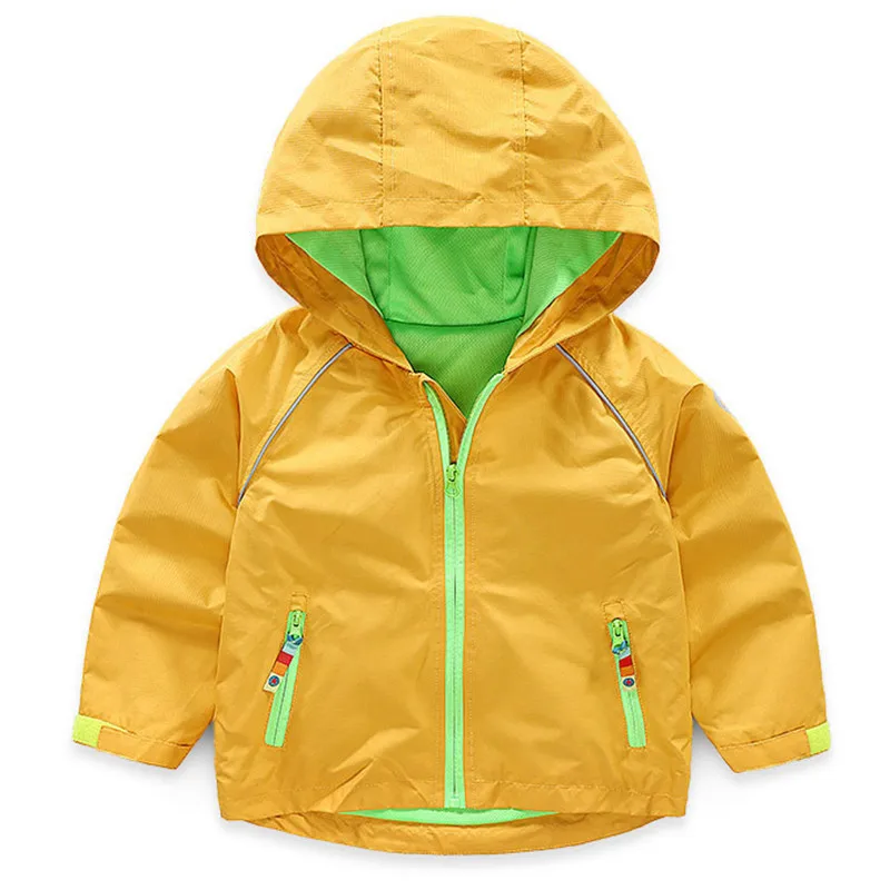 2018 New children winter hooded zipper-up coat boys outdoor windproof jacket