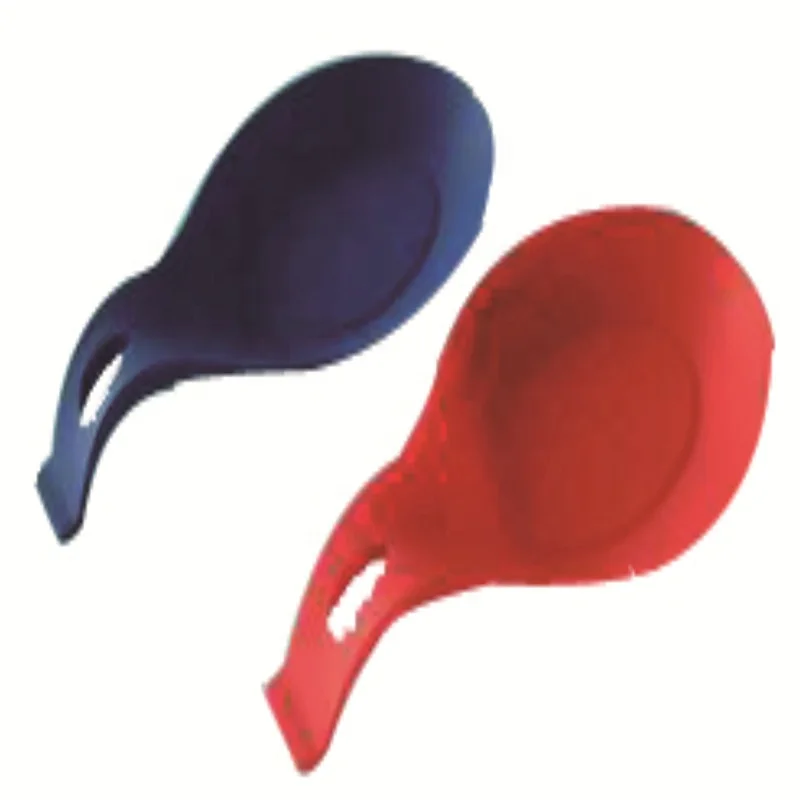 Refine Silicone Factory Food Grade Spoon Holder High-Temperature Kitchen Utensils Set Multicolor Spoon Pad Mat