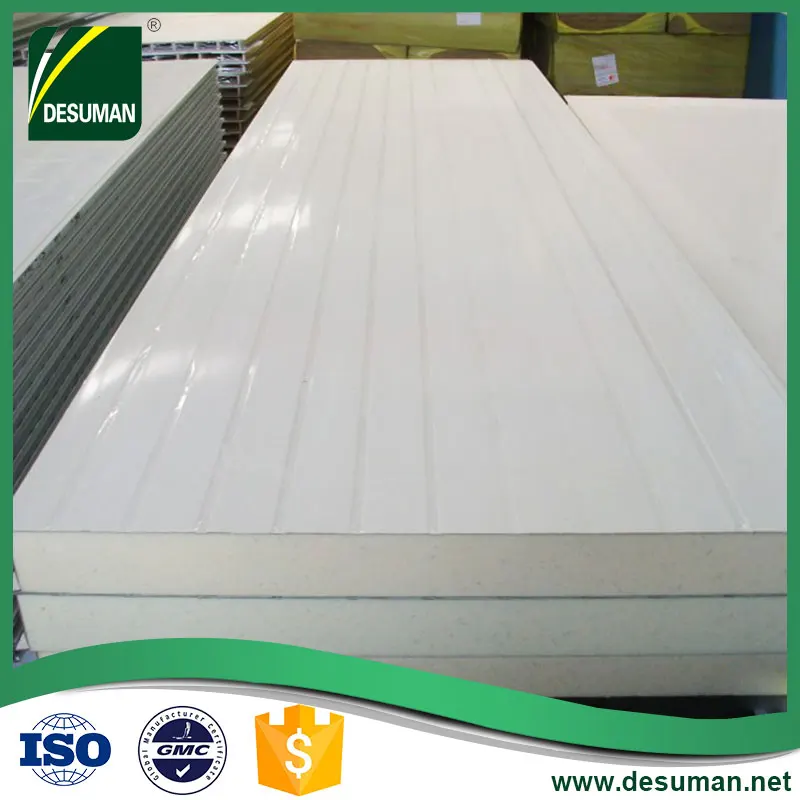 Manufactured home price insulated roof pu polyurethane used sandwich panel wall panels for sale