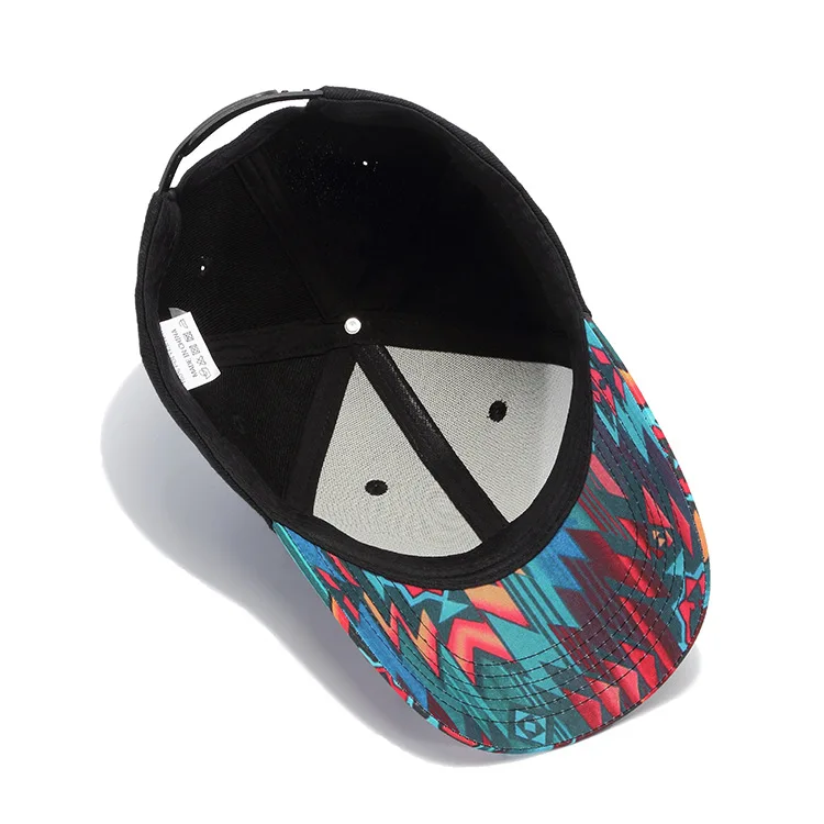 Multi Color Rasta Weed Leaf Pot Flat Bill Snapback Baseball Cap Hat Printed geometric figure aztec Brim Baseball Hats