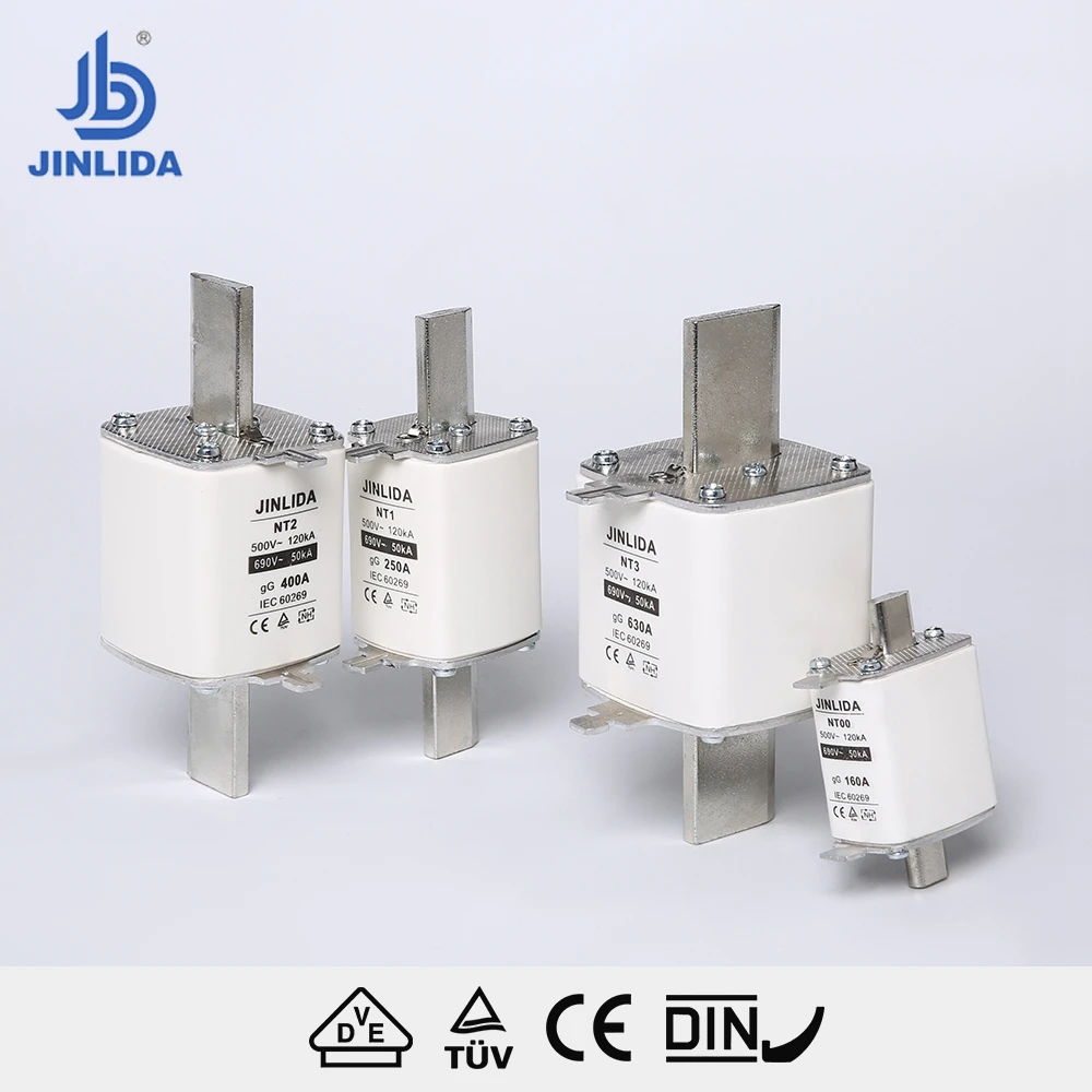  Низкое напряжение NT керамическая высокая отключающая способность скорость плавкая вставка