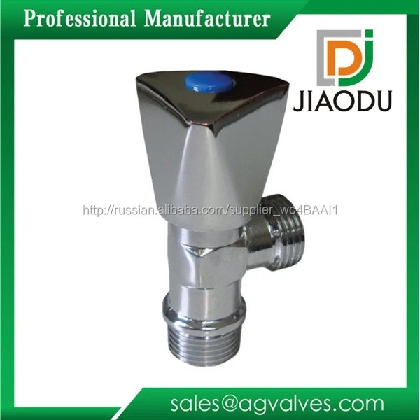 Кованые npt индивидуальные хромирование латунь угловой клапан производство