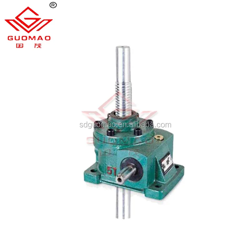 
China SWL gear reducer with worm screw jack for electrical engineering adjustable screw jacks 