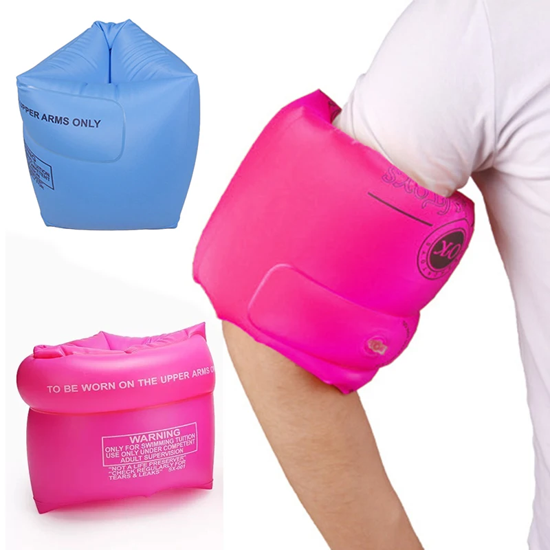 Custom logo inflatable armbands swimming ring arm floats