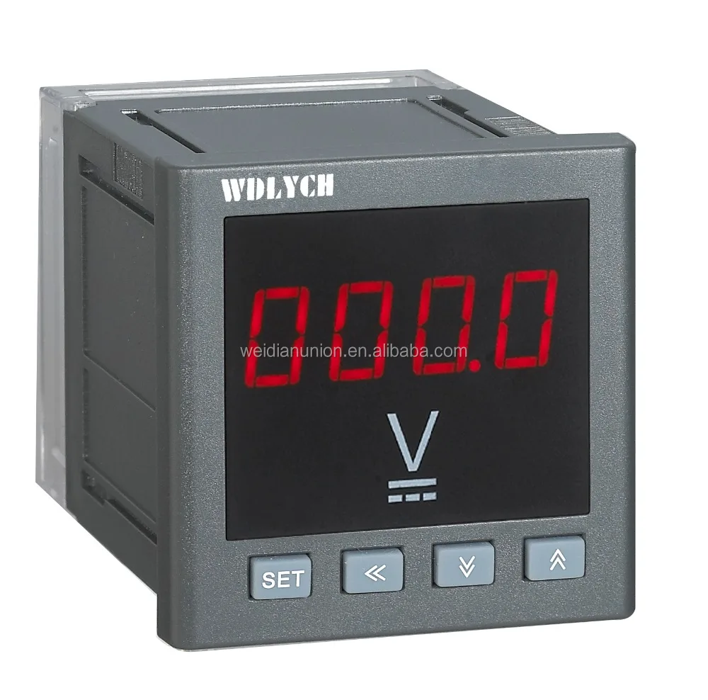 
120mm Type Voltmeter With Relay Alarm Output 