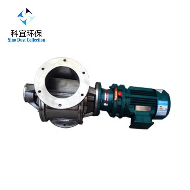 airlock type stainless steel airlock rotary valve