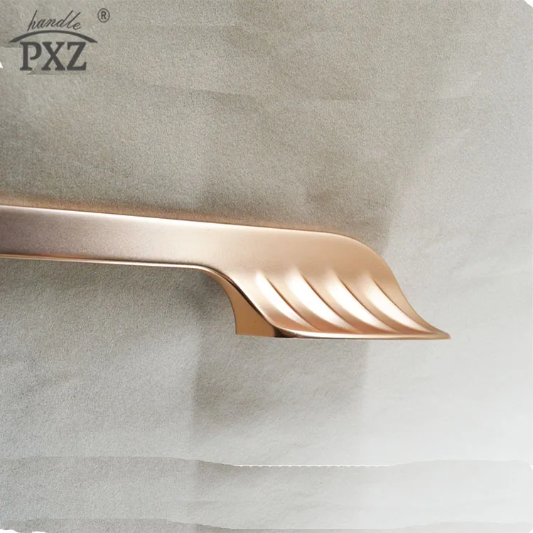 Luxurious french  kitchen cabinet handles aluminum alloy cabinet drawer handle