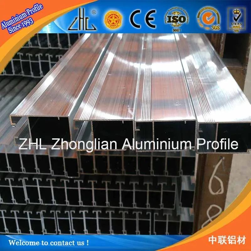 FOB Guangzhou price aluminium sliding door channel, sliding channel aluminium profile , aluminium sliding door profile factory