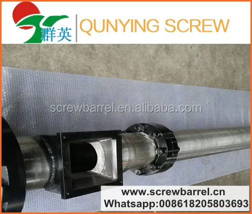 Vented Degas Single Barrel And Screw For Extruder