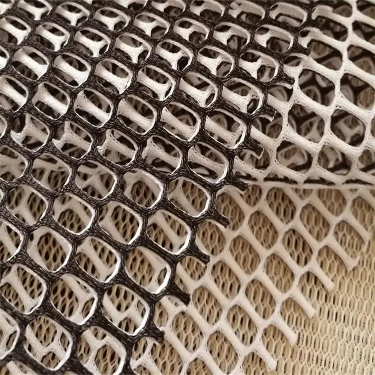 
3d air mesh fabric for knapsack belt shoes woman garments Comfortable mesh fabrics 100 polyester mens casual shoes 