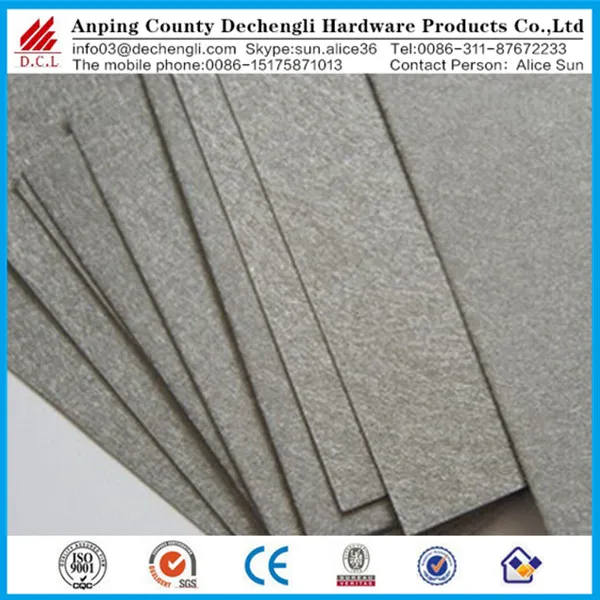 Chinese filter media sintered metal fiber felt used in industry