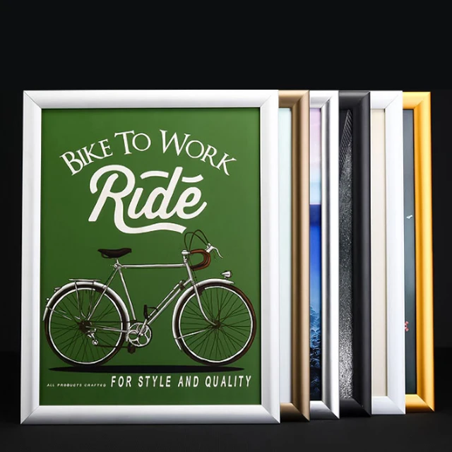 Advertising Poster Display Frame 32mm Aluminum Frame Snap Poster Frame
