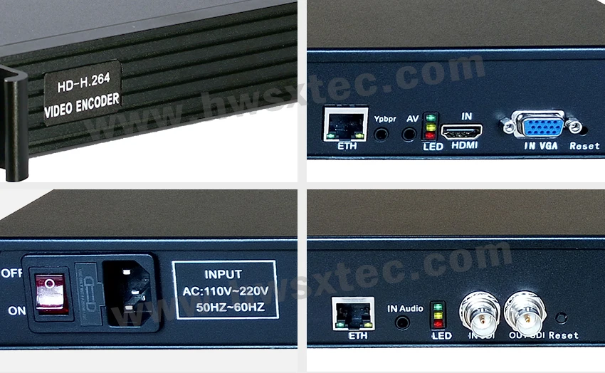 Haiwei hd/vga/cvbs/ypbpr/sdi encoder cable tv digital hdmi to ip encoder iptv