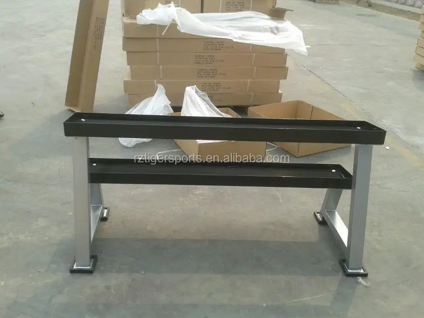 Custom gym storage rack two or three tire level kettlebell rack