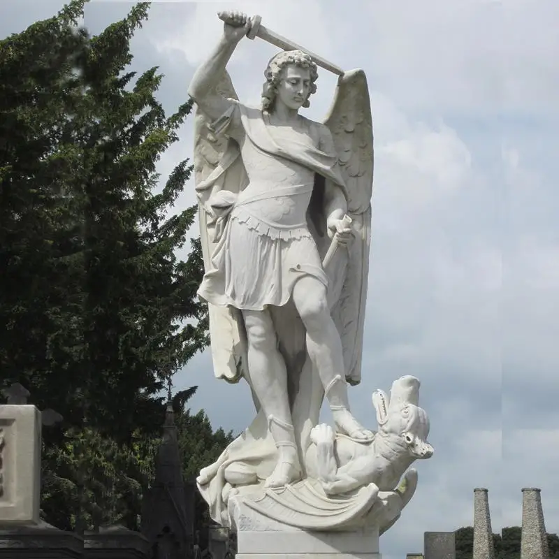 China factory supply saint michael archangel statue