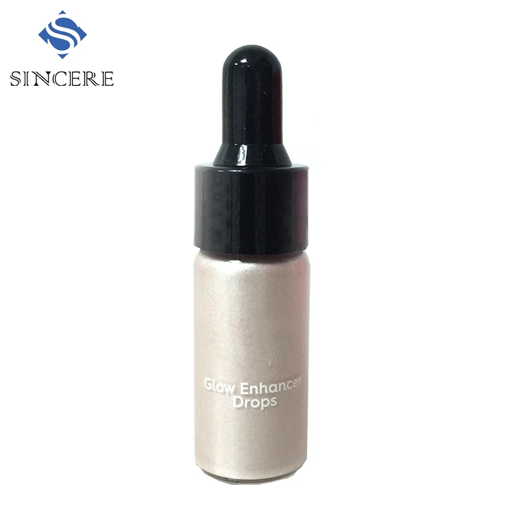
Водонепроницаемый мерцающий желтовато-Glow Enhancer капель жидкости основа под макияж 