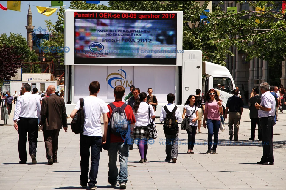 YEESO Alibaba Top LED Advertising Screen Truck YES-V8