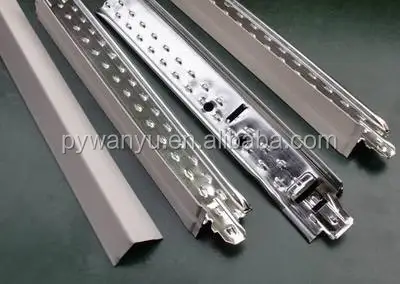 
Gypsum board with steel channels ceiling system 