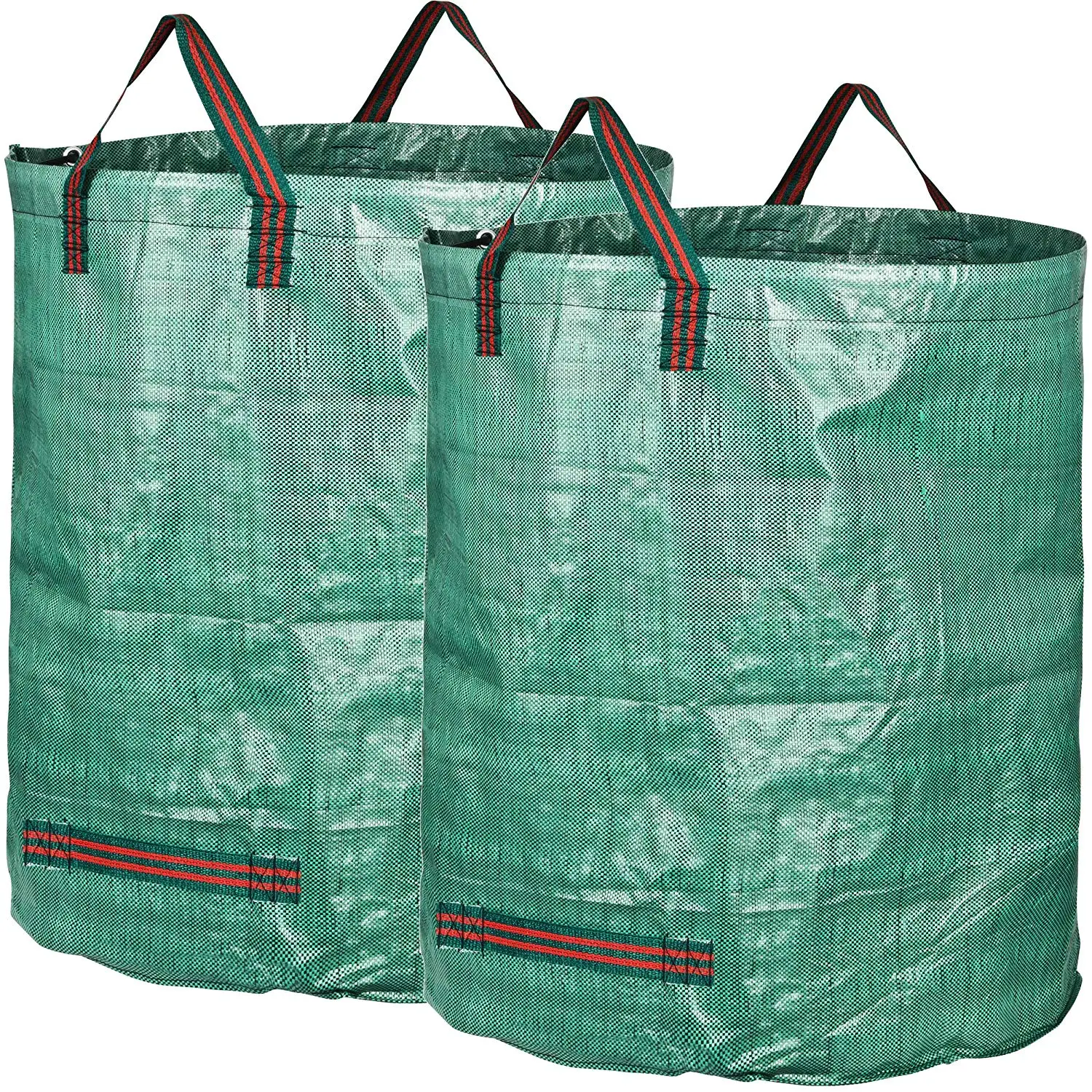 Foldable Two pack Gallons Garden Leaf Waste Bag heavy duty garden bags/trash can