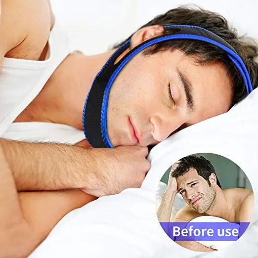 Amazon Hot sale  Adjustable Comfortable Anti Snoring Chin Strap