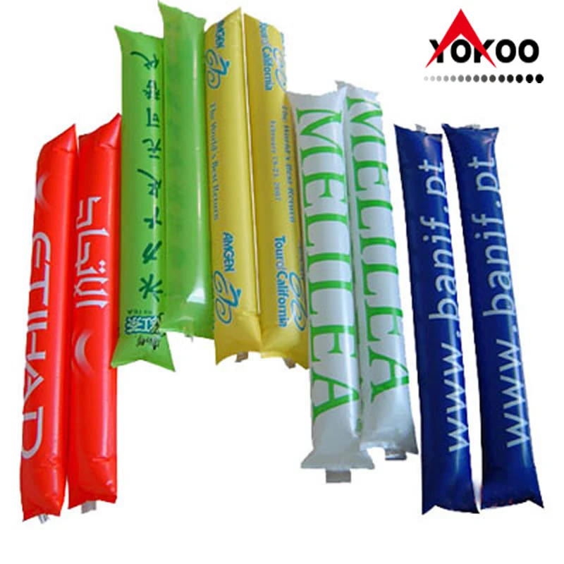 
inflatable bam bam sticks, cheering banger stick, bangbang stick 