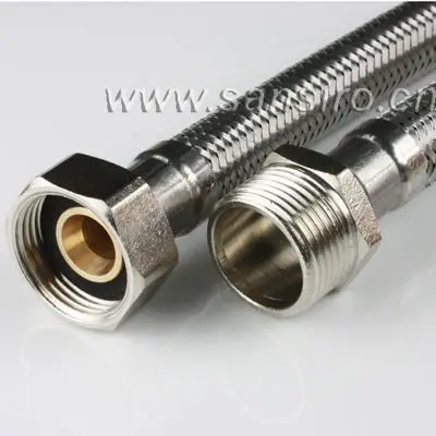 
Stainless Steel Braided Hose with EPDM Rubber Hose inside 