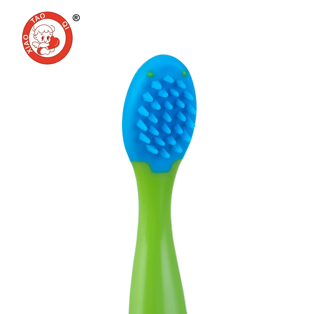 Silicone Kids Children Baby Training Toothbrush Set Soft Babies