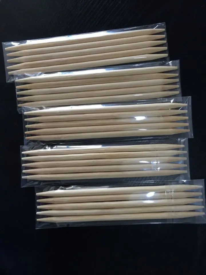 Natural Bamboo Knitting Needle, Sweater Knitting Needle Bamboo Double Pointed Knitting Needle.