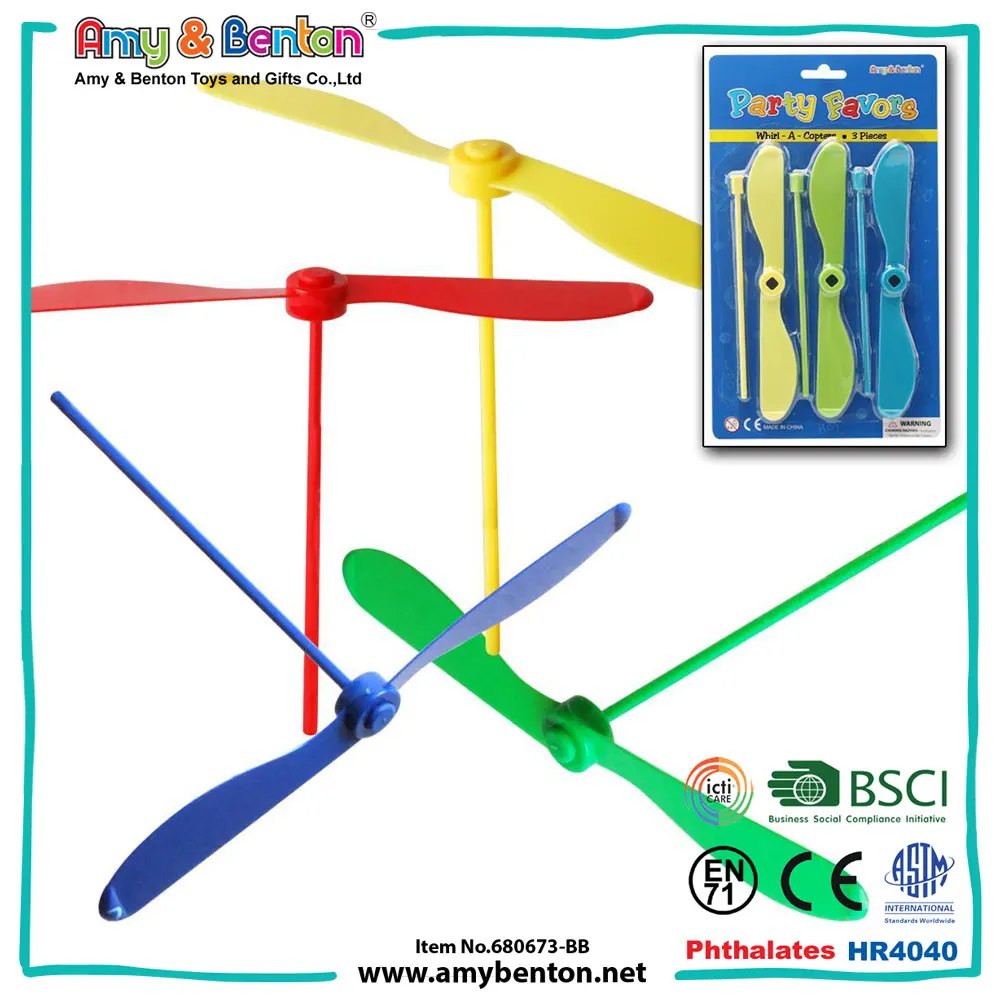 Пластиковая игрушка в виде бамбуковой стрекозы, цветные плавающие мини-игрушки whril-a-copters