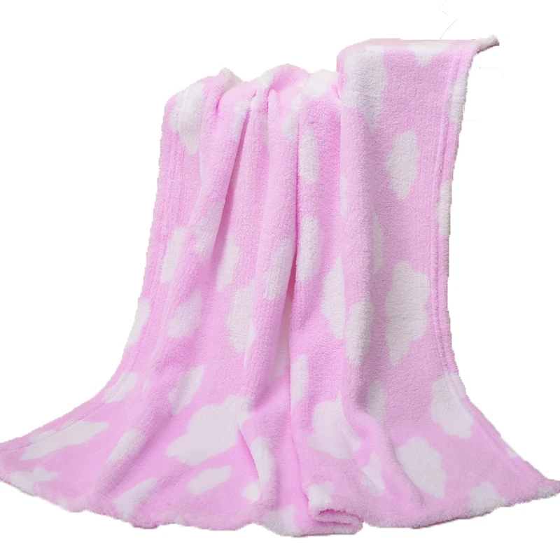 Professional Wholesale 2022 Hot Sale Super Soft Thick Coral Fleece Blanket For Baby Use