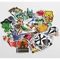 NEW 500 Pcs Stickers Mix Style Funny Cartoon Decal Fridge Doodle Snowboard Luggage Decor Jdm Brand