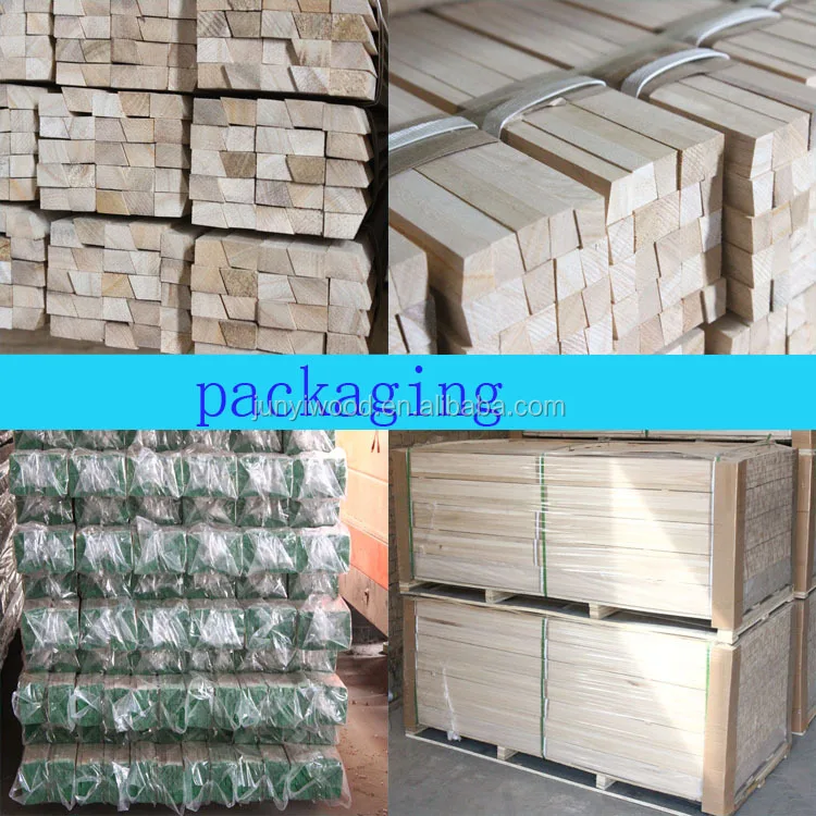 Paulownia wood chamfer strips For Concrete Construction Forming