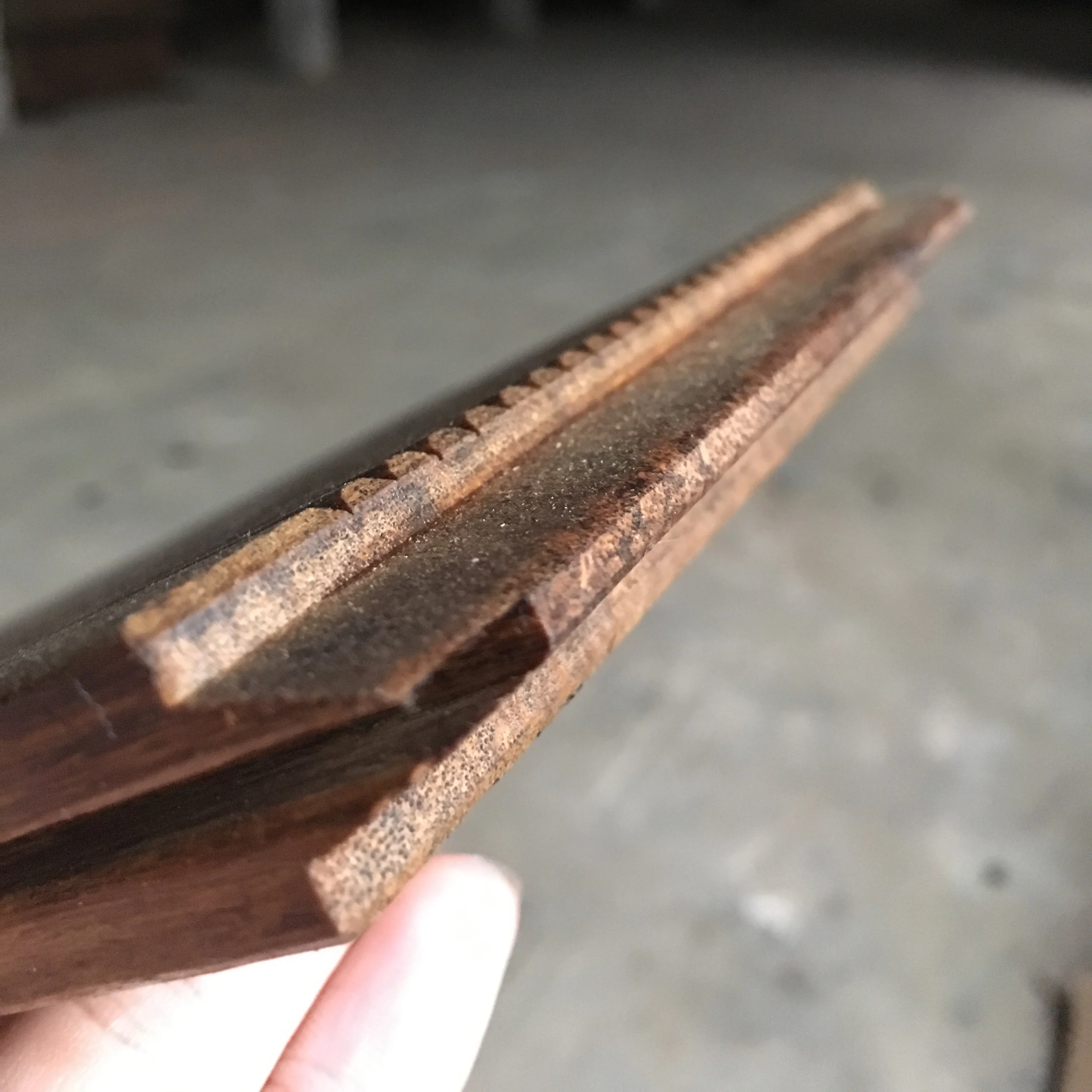 High Anti-mildew with Test Report Outdoor Bamboo Decking with Tongue And Groove system