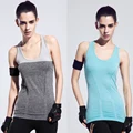 2016 New Arrival 5 Colours Women Yoga Shirts Elastic Breathable Quick Dry Gym Fitness Vest Yoga