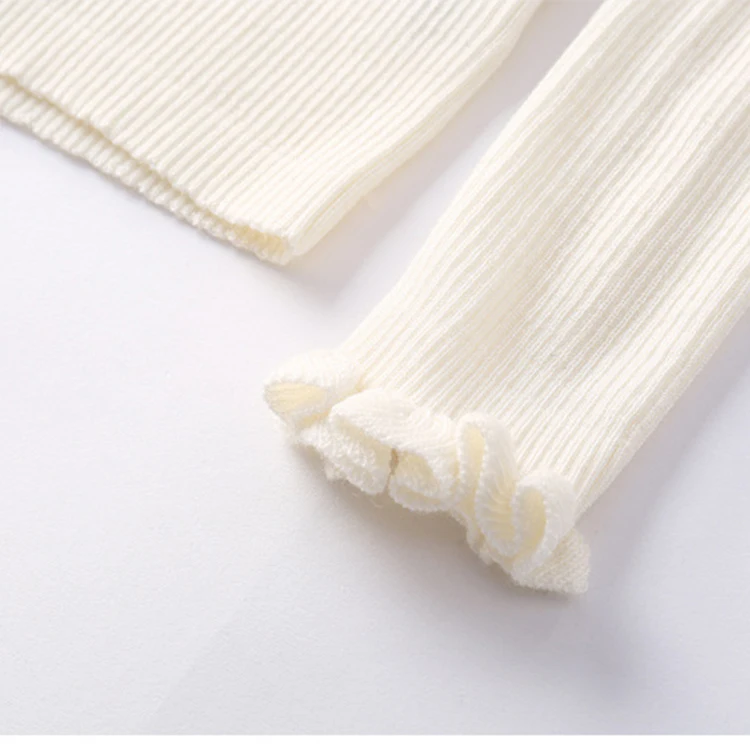 
2020 New style Long sleeve ruffled collar knitted sweater women 