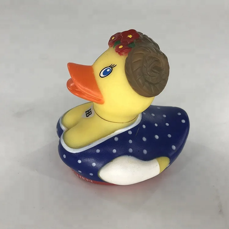 Custom unique floating mini swimming toy yellow rubber duck for sale