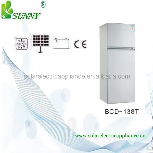 Low Price Solar DC Refrigerator ,DC Solar Fridge(2 door) -- BCD-188T