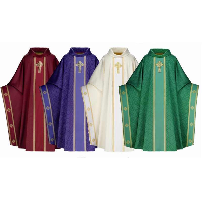 Pulpit Robe Church Apparel Embroidery Vestment Chasuble