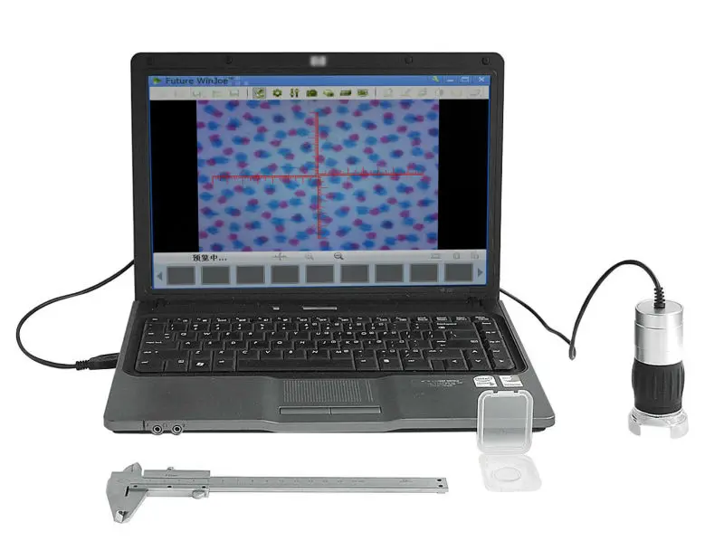 MDA1300R patent design RoHS proved  1.3mp portable zoom USB digital measuring microscope with reticle software