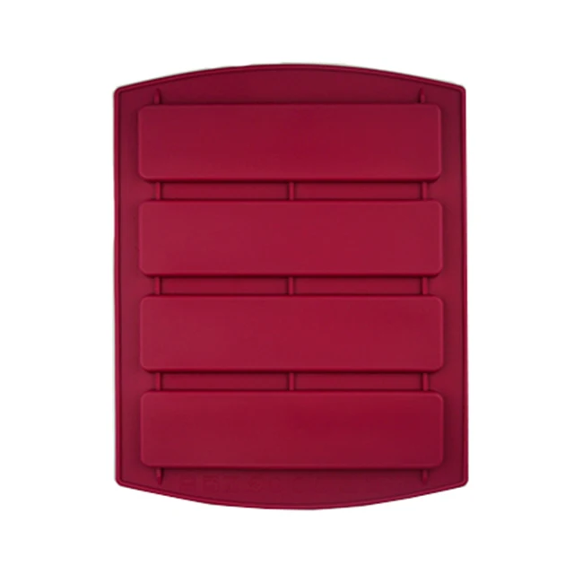 Factory Wholesale DIY handmade BPA free 4 cavity rectangle silicone soap mold bar soap making molds