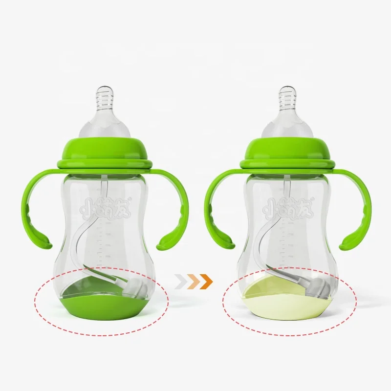 Baosheng Temperature Sensing PP bottle BPA Free Plastic Feeding Baby Bottle