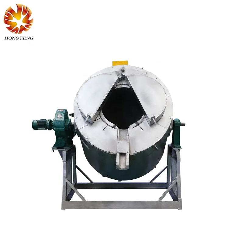 HONGTENG brand melting furnace 150kg for aluminium recycling to make ingots