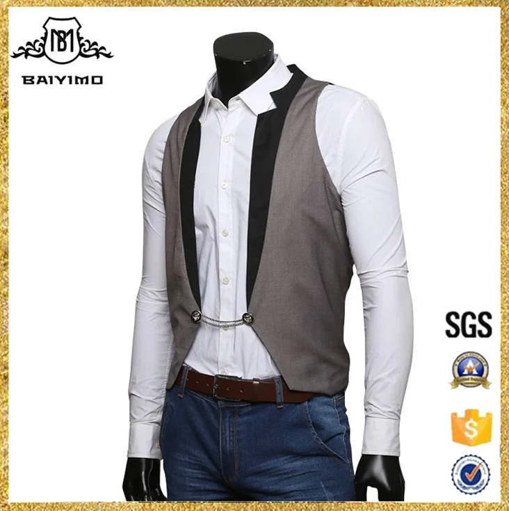 
2017 последней Моде куртка без рукавов костюм жилет жилет для мужчин 