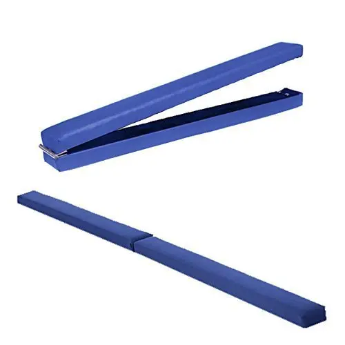 7ft Blue Gymnastics Balance Beam Kids Home Training Folding Low Profile