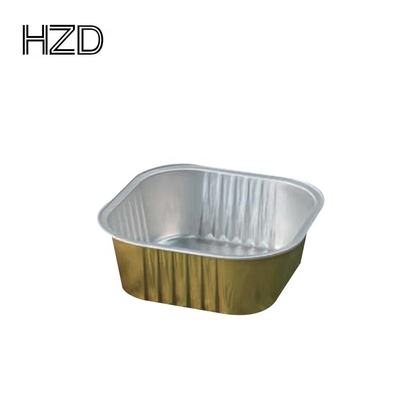 Одноразовый цветной контейнер из алюминиевой фольги с крышками пищевого класса