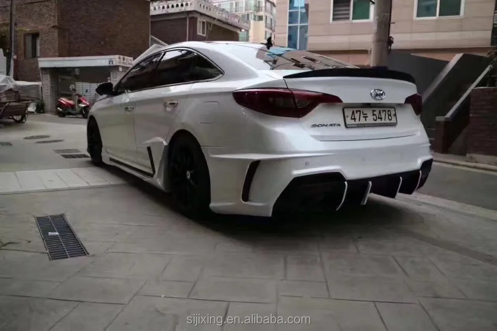 High quality unpainted color car body kit for sonata 9 big bodykit for Hyundai sonata 2016-2017