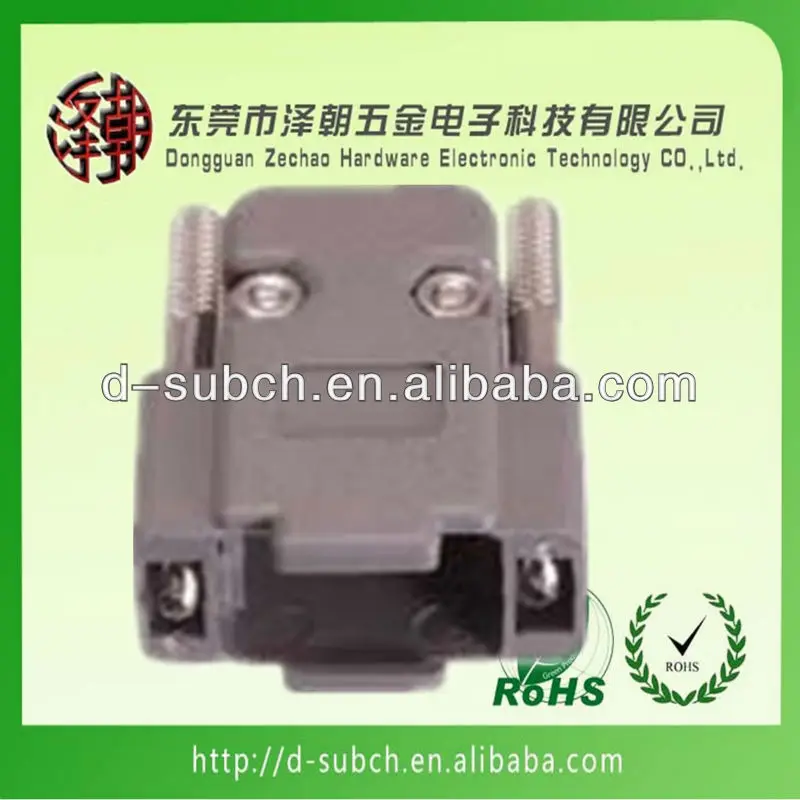9-pin d-sub/dsub db9 пластиковый кожух( винтом) пластиковый корпус