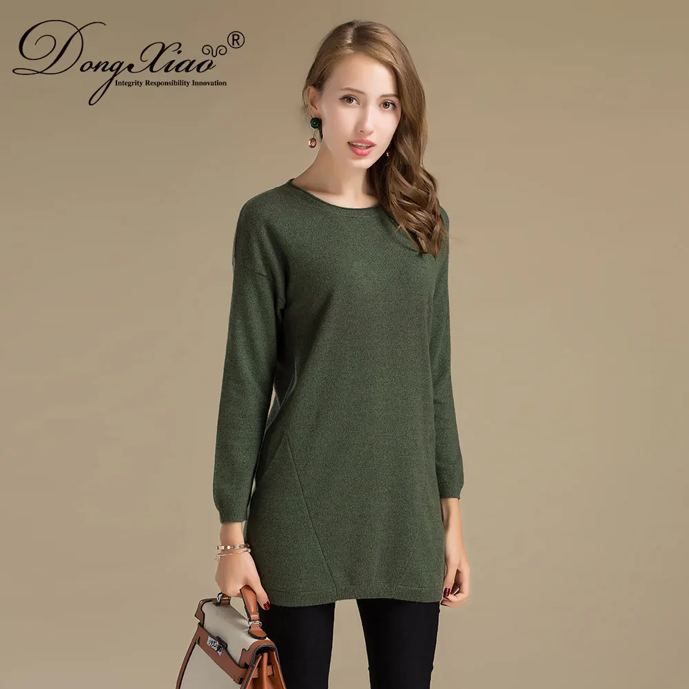 China Factory Price Army Color Cashmere Sweater Women Pulloversweater For Sale