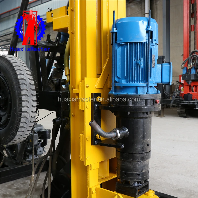 Mobile Pneumatic Jack Hammer Borehole Drilling Machine And Water Well Rig